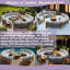 Ensemble modulaire d'extérieur 6 places avec table en acacia A devant All Weather-573937367