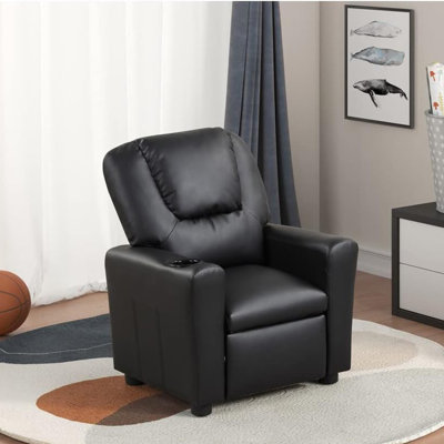 Allandra Kids 13'' Recliner and Ottoman