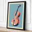 Violin in Stillness Modern - Wrapped Canvas-902352869-902352867