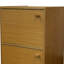 Bibliothèque de 24 po de hauteur avec 2 portes avec portes - le bois naturel ajoute de l'espace de rangement pour le bureau, le salon, l'option de la pièce