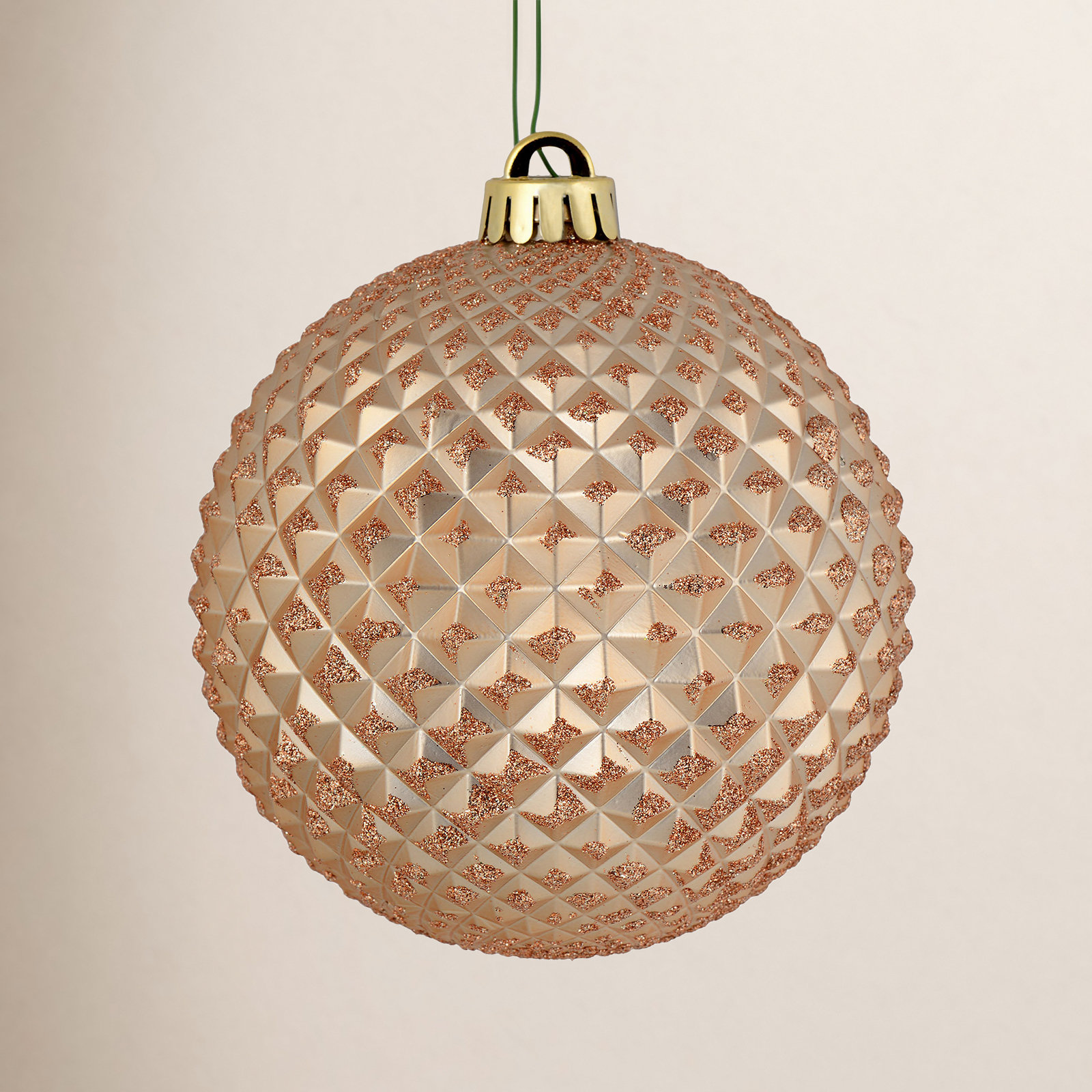 6" Bauble, Café Latte