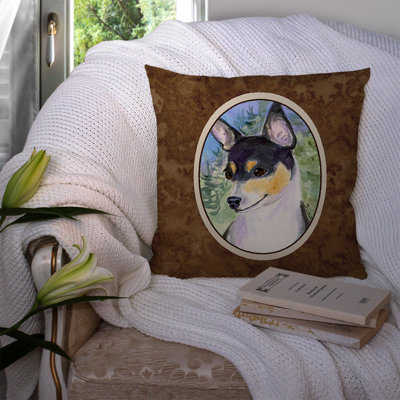 Coussin décoratif intérieur/extérieur fox terrier