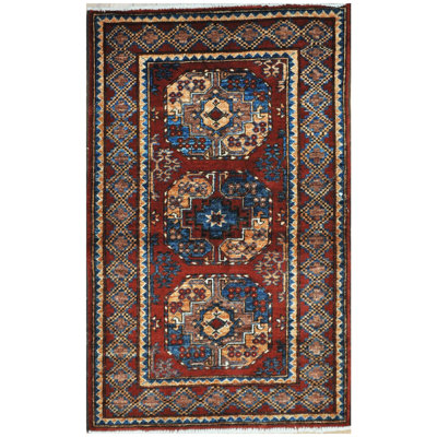 Wool Geometric Indoor Rug
