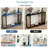 Console Table With Bottom Shelf And Rattan Side-2123520950