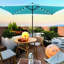 Parasol rectangulaire 10x6.5ft Turquoise-787760336