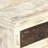 Bedside Cabinet White 15.7" x 11.8" x 19.7" Solid Mango Wood
