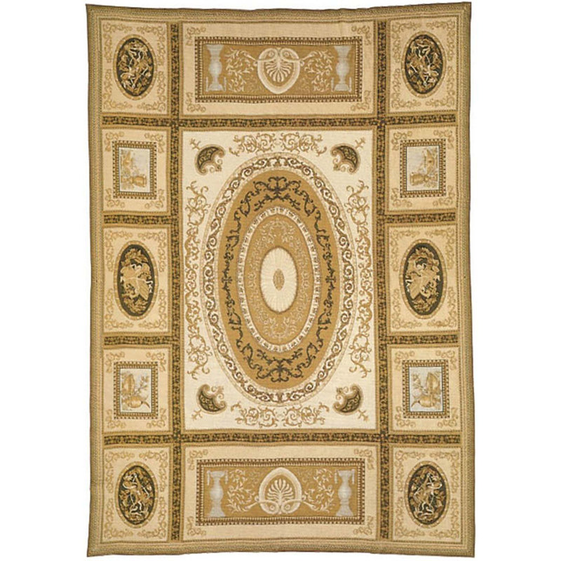 Wool Geometric Area Rug, Runner 3'4" x 12'2"