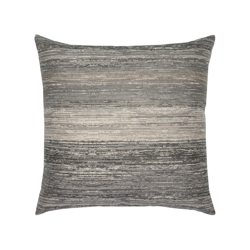 Textured Throw Square Outdoor Pillow Cover & Insert by Elaine Smith, 20"H x 20"W, Grigio