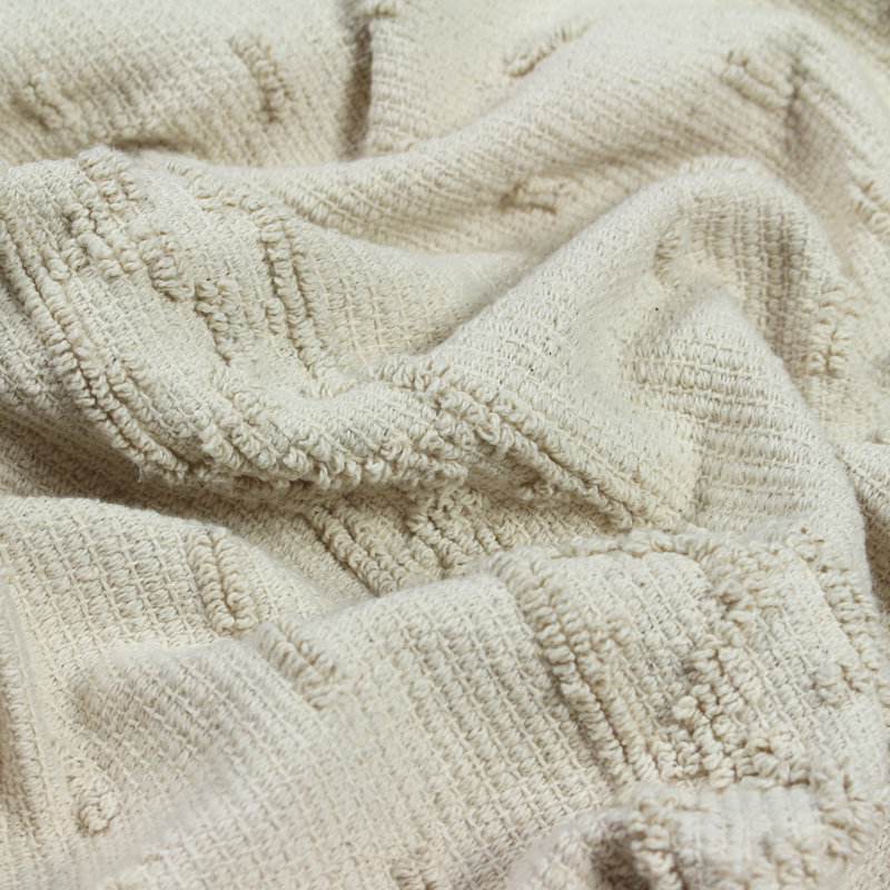 Boho Hand Woven Throw Blanket, Multicolor