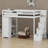 Loft Bed With Storage Drawers And Stairs-165100890