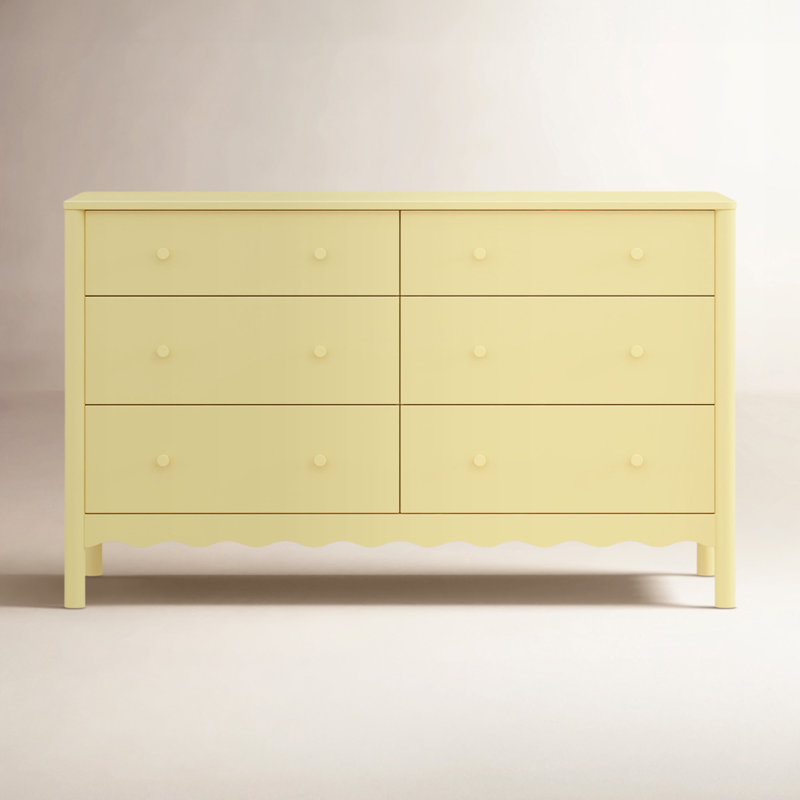 Swell 6-Drawer Assembled Dresser, Blue