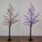 6ft. Pre-Lit Halloween Minimalist Twig Artificial Fall Tree with 320 Orange and Purple LED Lights