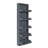 Antibacterial 5 Tier Metal Shoe Cabinet Front Holes-1616578378