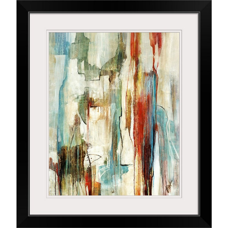 Fragments II by Farrell Douglass - Print, 28" H x 24" W x 1" D, Black Framed