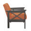 Fauteuil d'appoint Mid-Century moderne de 27,5 po avec revêtement en tissu texturé Coosa de Coosa-292665621