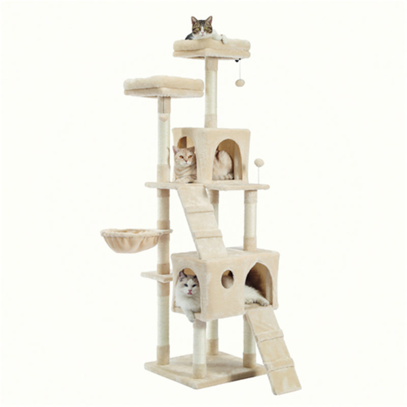 Chrisanne 69.3'' H Cat Tree, Beige