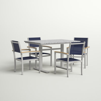 Travira Outdoor 5 - Piece Dining Set