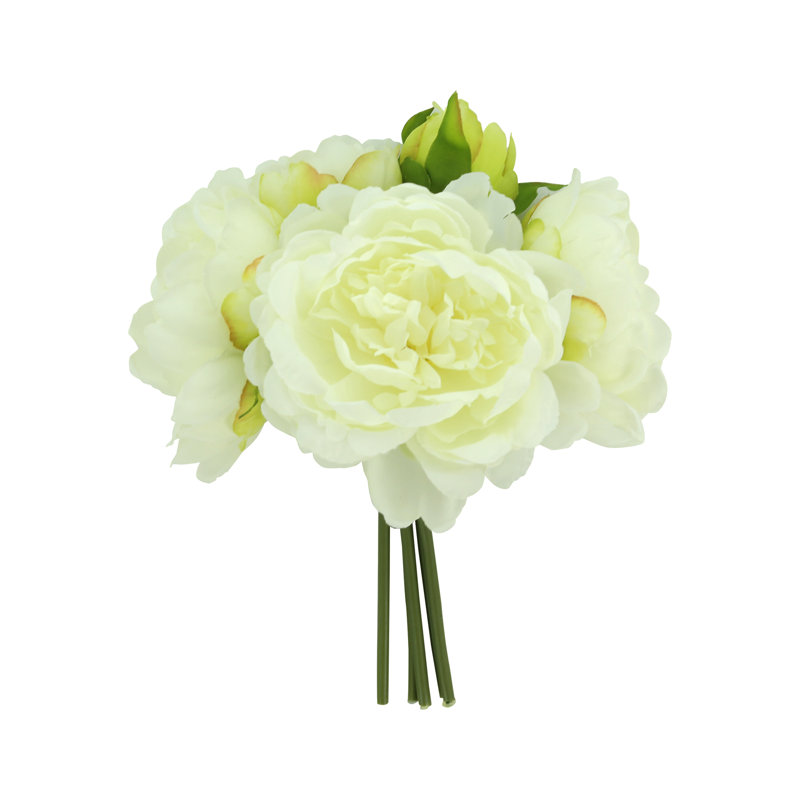 Peony Bouquet Bundle (Set of 2), White