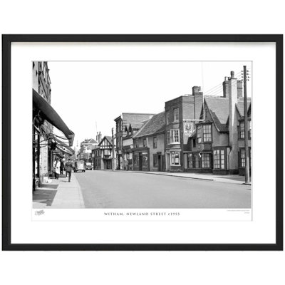 Witham, Newland Street C1955 by Francis Frith - Single Picture Frame Print