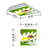 Flower Square Fixture Component Ceiling Light