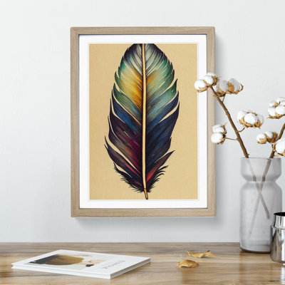 Vivacious Feather - Wall Art