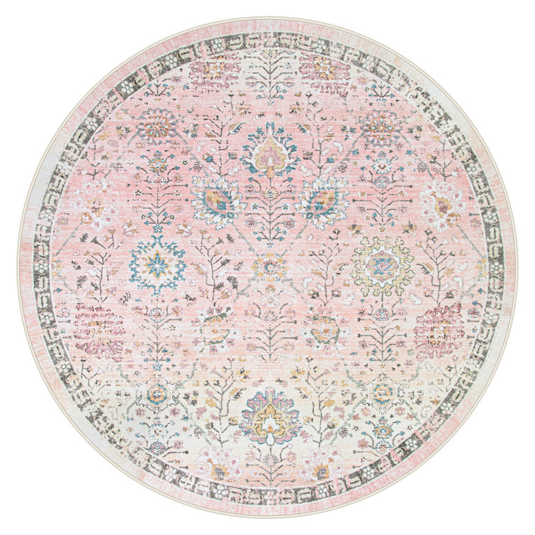 Kaldi Vintage Classic Washable Area Rug - Elegant Timeless Design for Living Room, Bedroom, or Dining Room Decor