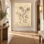 Vintage French Botanical Sketch Beige Canvas Wall Art-707114628