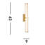 Kien Mild Steel LED Flush Mounted Sconce-88491458