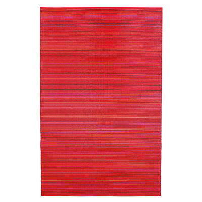 Tapis intérieur / extérieur en plastique réversible à séchage rapide Fiesta Premium