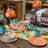 Tossed Feather 11'' Melamine Dinner Plate