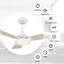 Gurseerit 52'' Ceiling Fan with LED Lights