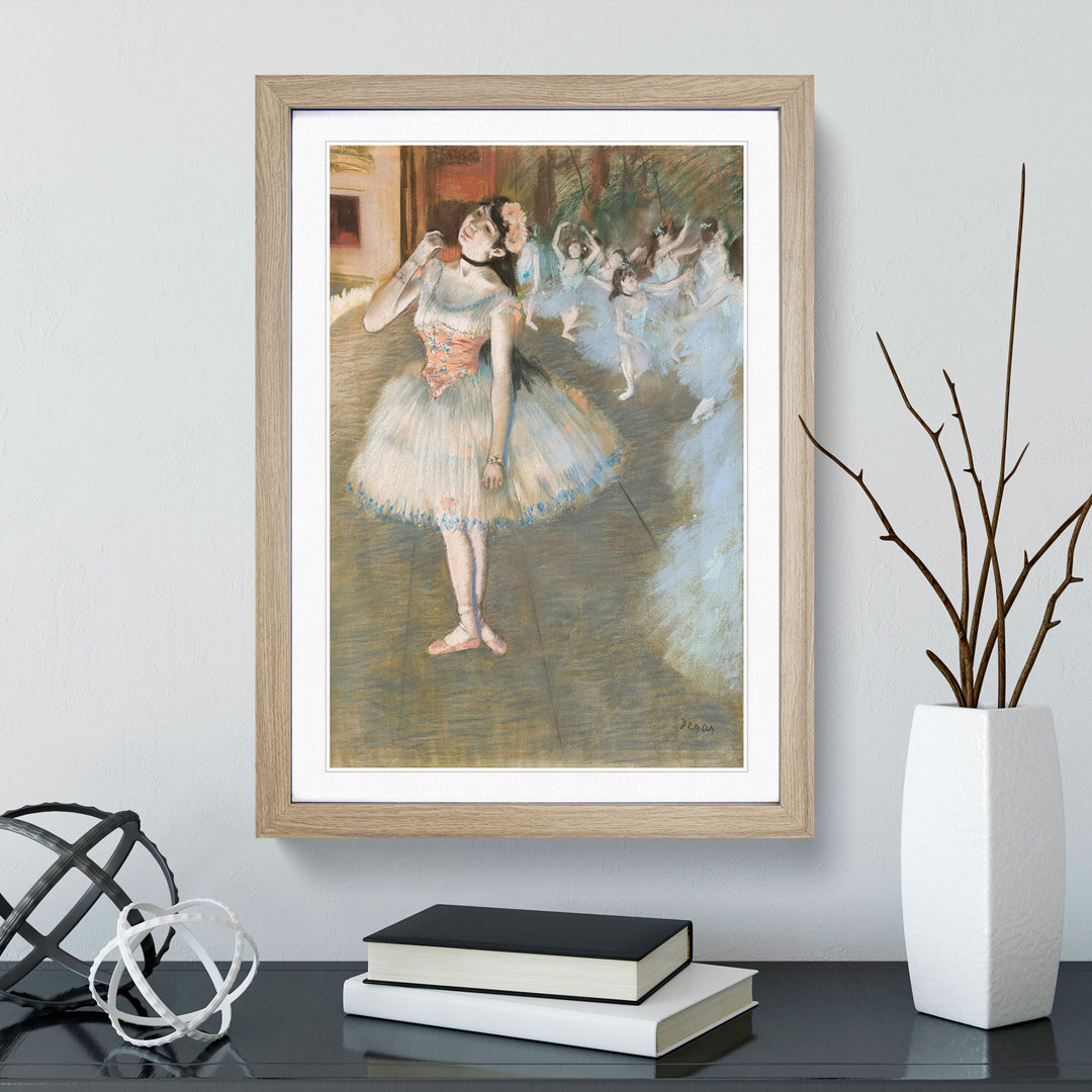 The Star by Edgar Degas - Framed Print