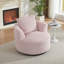 Fauteuil d'appoint pivotant à 360 ° compressible - siège moderne et confortable pour salon, bureau, appartement-129240526