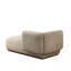 Chaise longue rembourrée Camel avec mousse haute densité et ressorts, mobilier de salon moderne et confortable