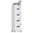 Metal File Storage Cabinet With 4 Drawer And Lock,office Home File Cabinet With Name Card Holder For A4 Letter/legal Size, 14.96" W X 17.72" D X 54.13" H, Assembly Required-335620936