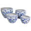 Bocal en porcelaine bleu et blanc avec motif de dragon-2115069187