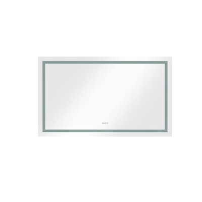 Led Vanity Bathroom Mirror 72"x36", Fog, Dimmable, Memory, 3 Color Settings Wall Settings,