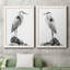 Shoreline Heron en toile de qualité supérieure - Prêt à accrocher-1328870945-1328870944