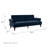 Cassidy Twin 83.5 " Velvet Convertible Sofa-42689189