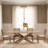 Canela 86.5" Solid Oak Dining Table