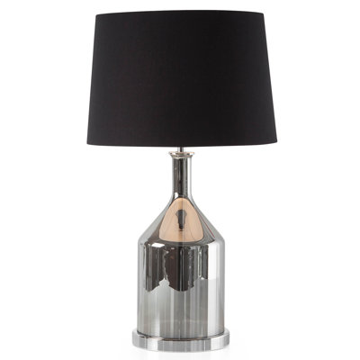 Lampe de table chromée 26 po adrianah