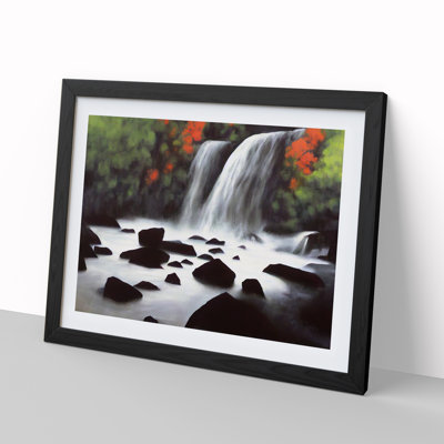 Mysterious Waterfall - Single Picture Frame Print