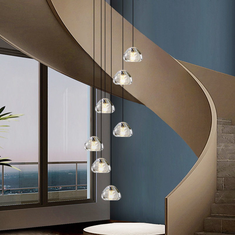 Luminaire suspendu Dalaysia, Noir