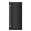 ZLINE Autograph 15 in. Touchstone Clear Cube Ice Maker with Black Steel Door & Bronze Helix Handle-1745702206