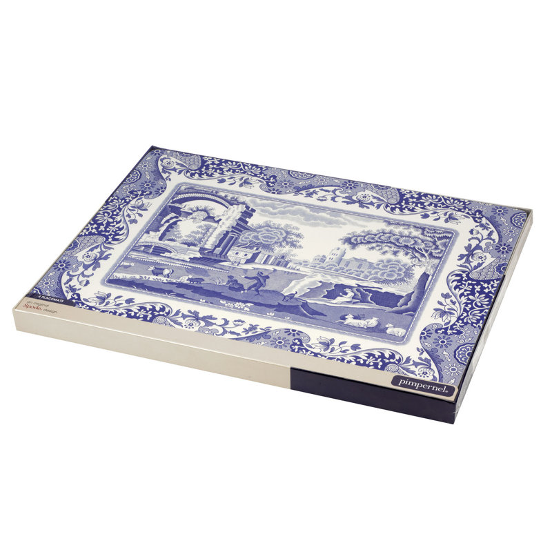 Classic Blue Italian - Placemats, Set of 4