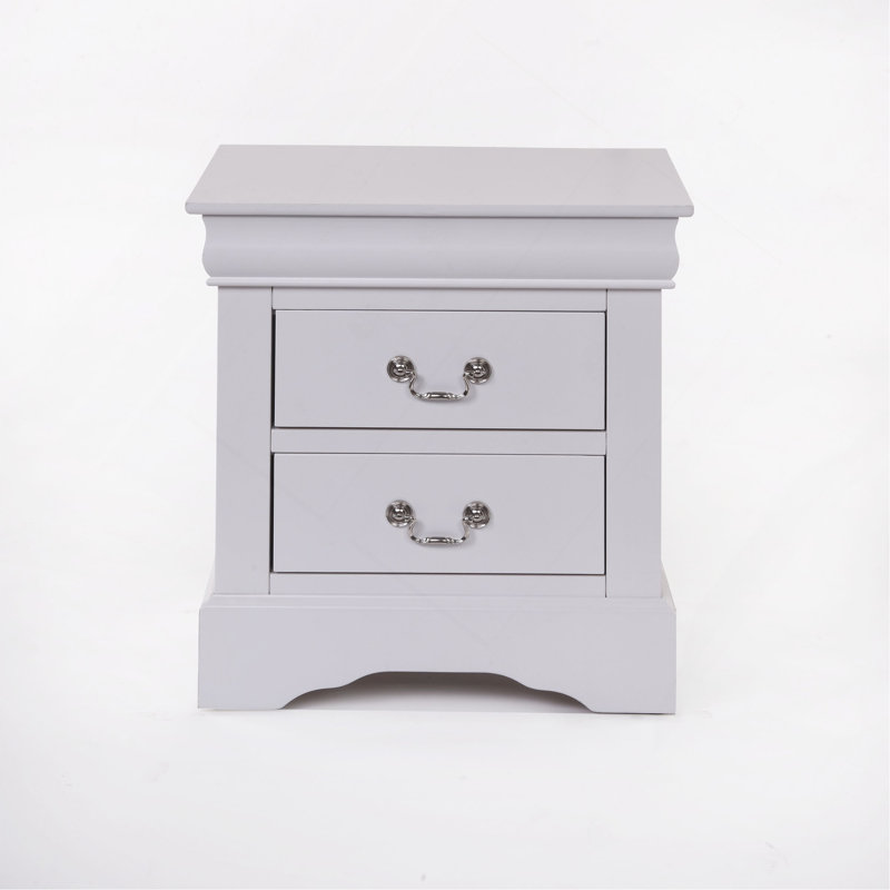 III White Finish Nightstand