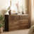 Modern Wood 6 Drawer Dresser for Bedroom,Double Desser with Fluted Panel,50"W TV Stand With Anti-Tip Device-1076303491