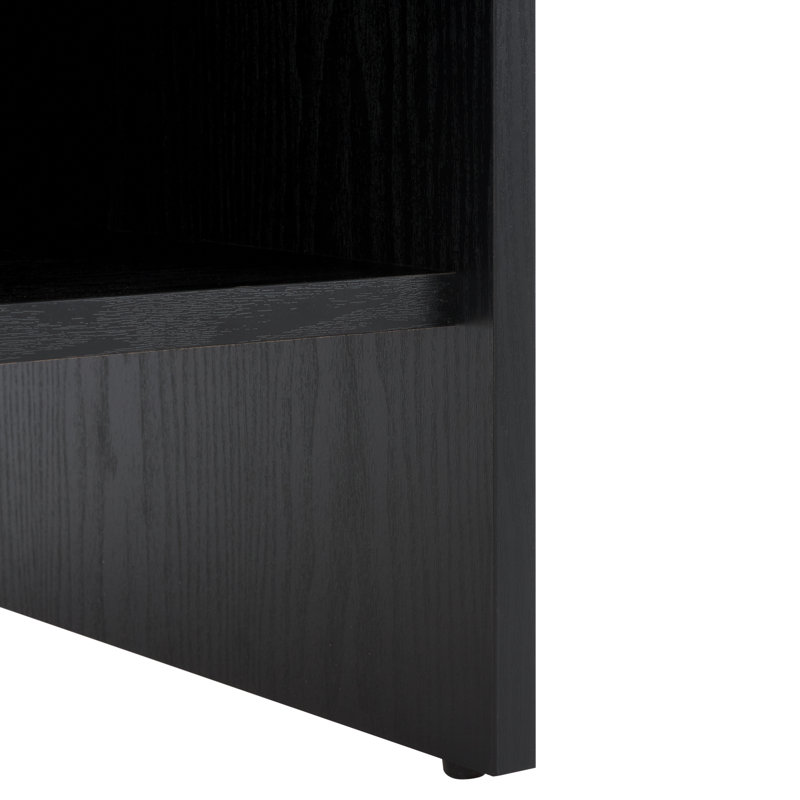 Arsenio 1 Drawer Nightstand, Black