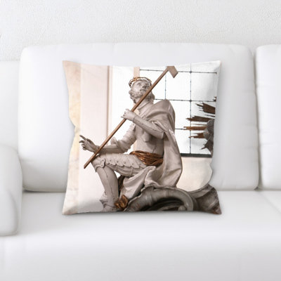 Coussin statue