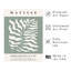 «Botanical Matisse Plant Sage Green Mid-Century», reproduction d'art moderne sans cadre-1211422170